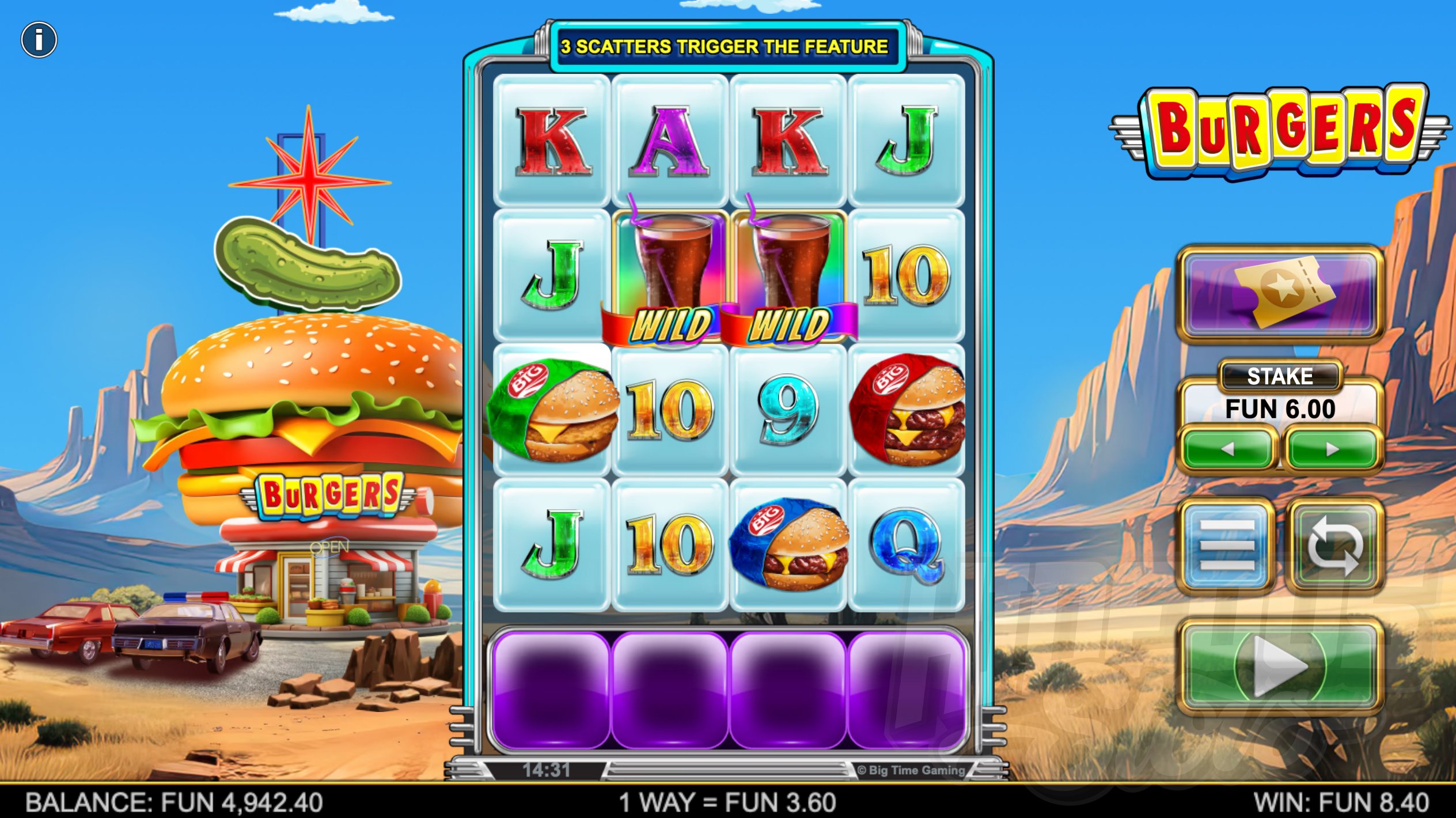 Burgers Slot