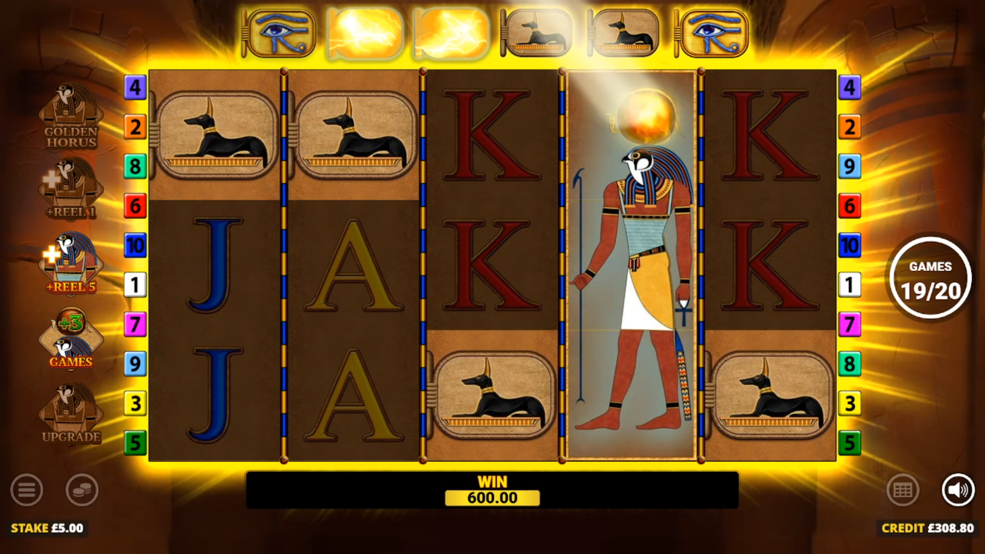 Eye of Horus Tablets of Destiny Slot Overview